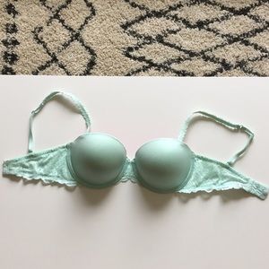 PINK VS Teal Push-up Bra